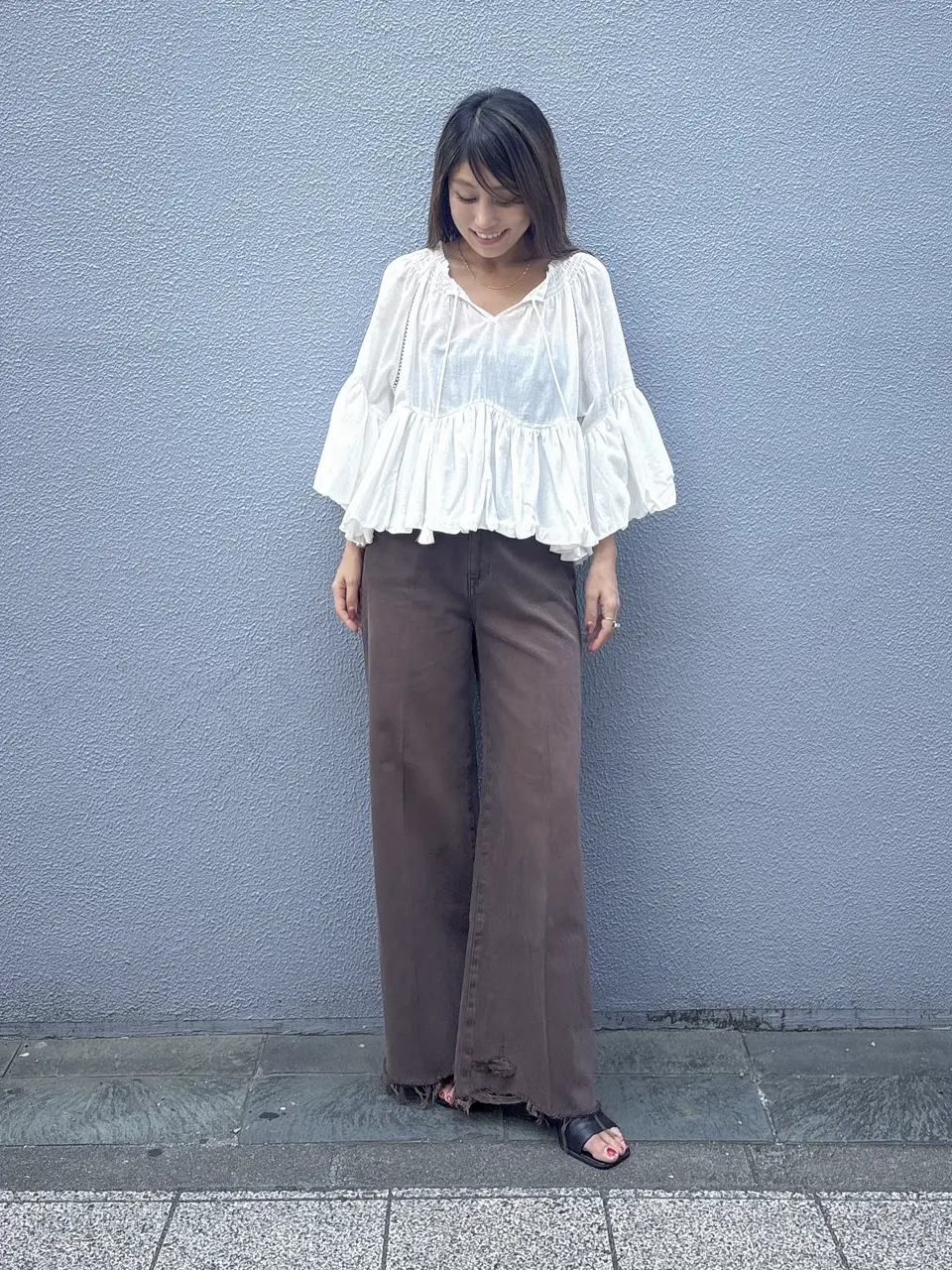 GRACE CONTINENTAL yukimi yonee コーディネート画像