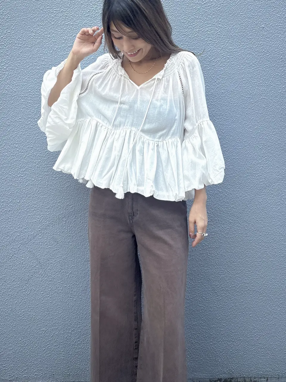 GRACE CONTINENTAL yukimi yonee コーディネート画像