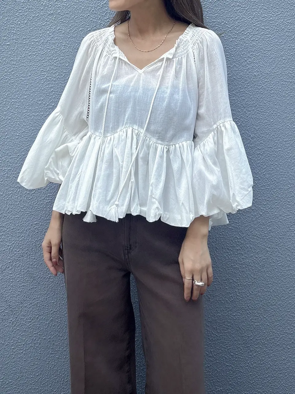 GRACE CONTINENTAL yukimi yonee コーディネート画像