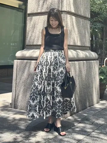 GRACE CONTINENTAL yukimi yonee コーディネート画像