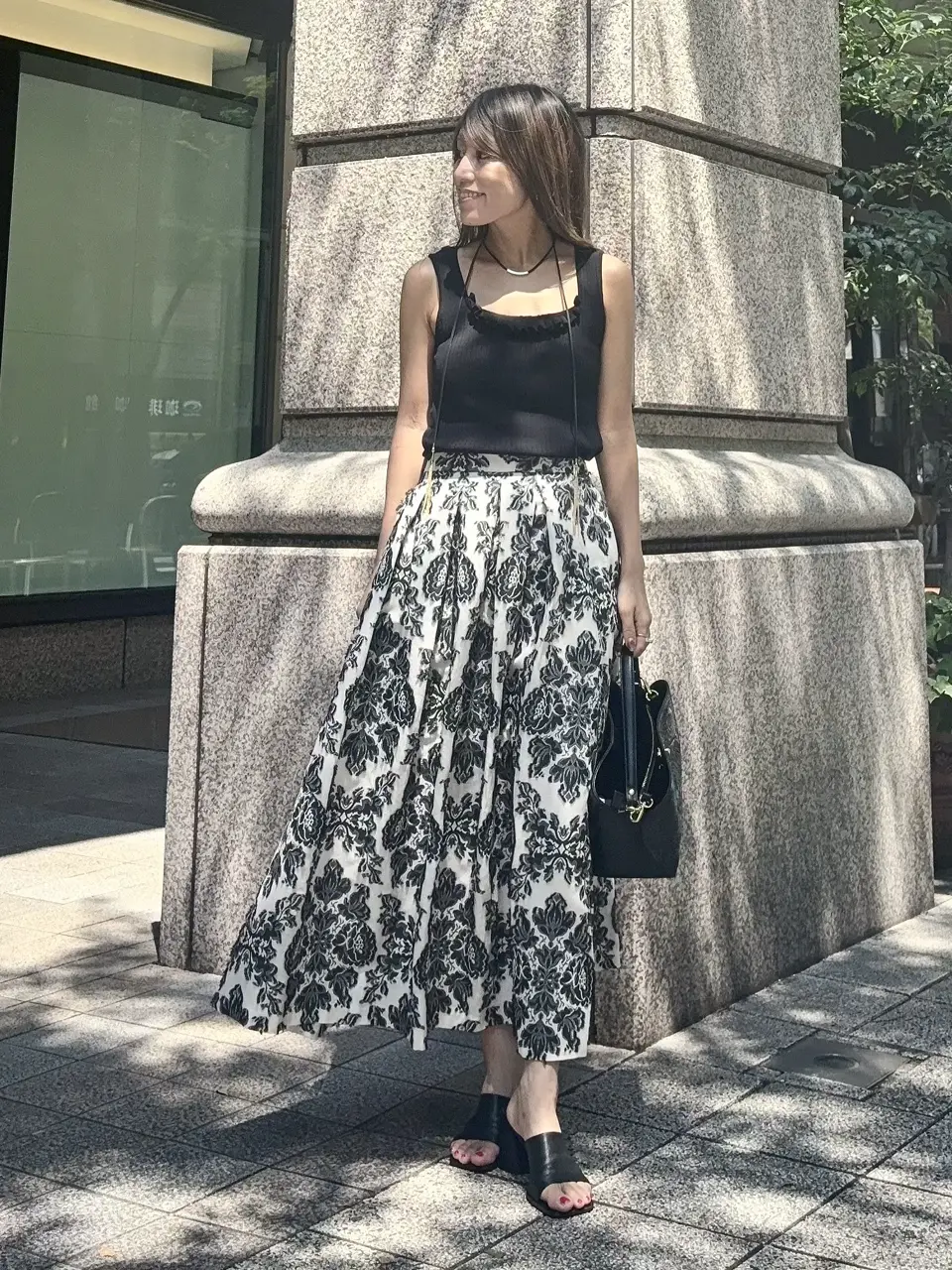 GRACE CONTINENTAL yukimi yonee コーディネート画像