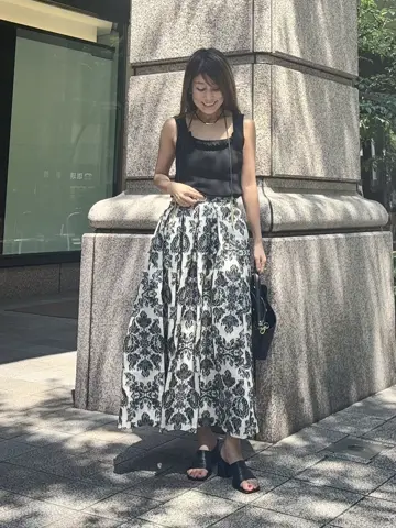 GRACE CONTINENTAL yukimi yonee コーディネート画像