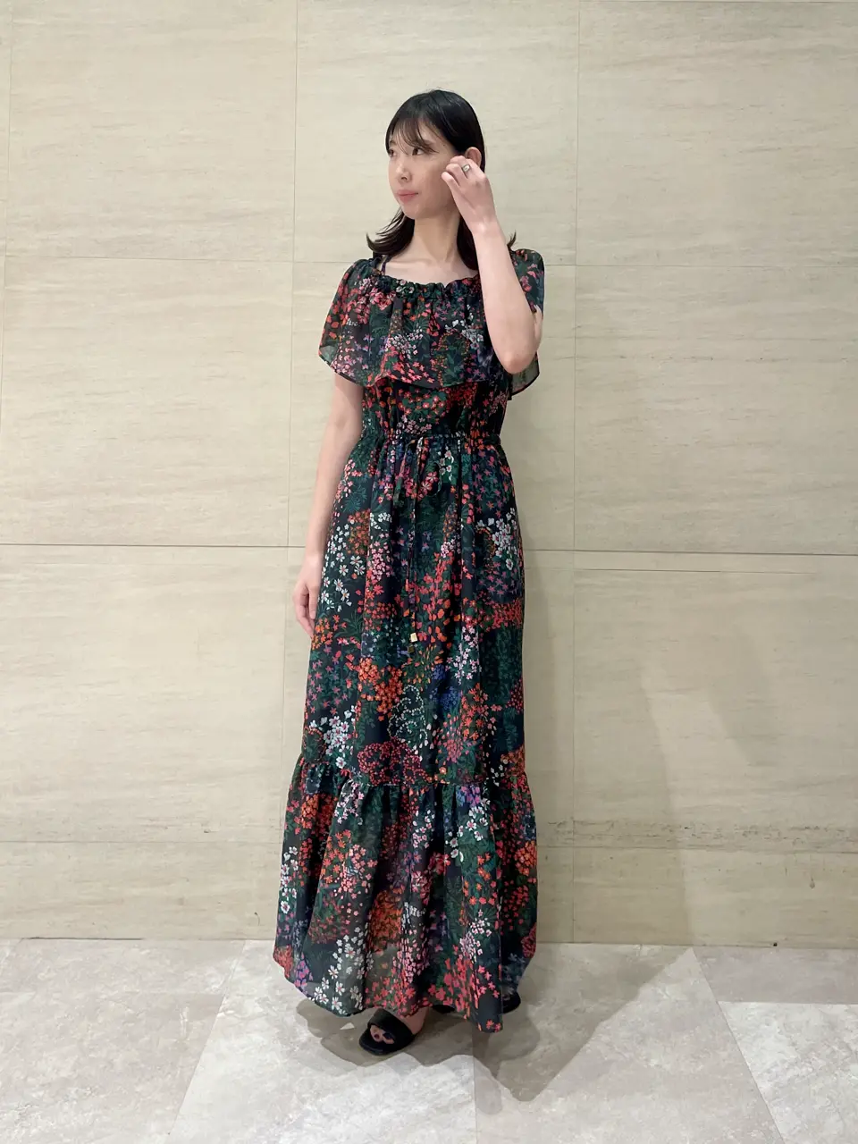 グレースコンチネンタル　刺繍ワイドサロペット GRACE CONTINENTAL｜刺繍ワイドサロペット | Rakuten Fashion