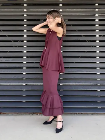 GRACE CONTINENTAL yukimi yonee コーディネート画像