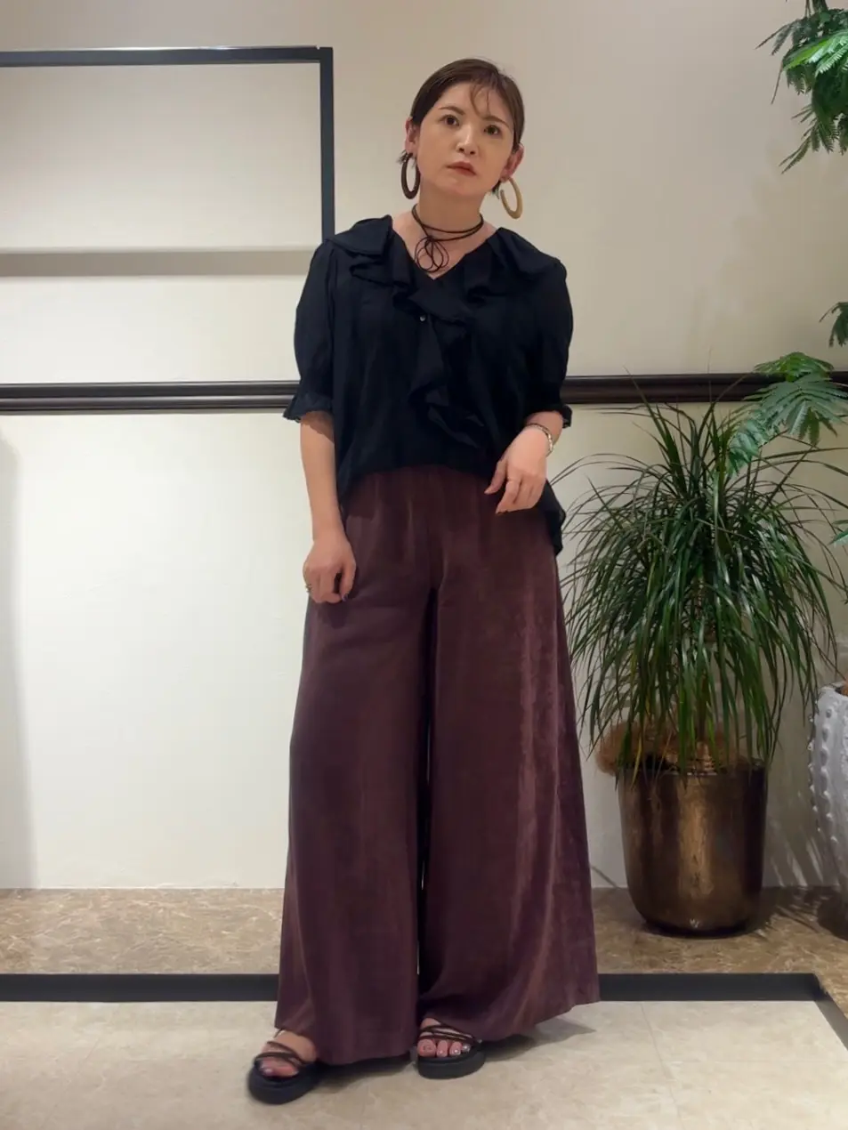 GRACE CONTINENTAL N.YURI コーディネート画像