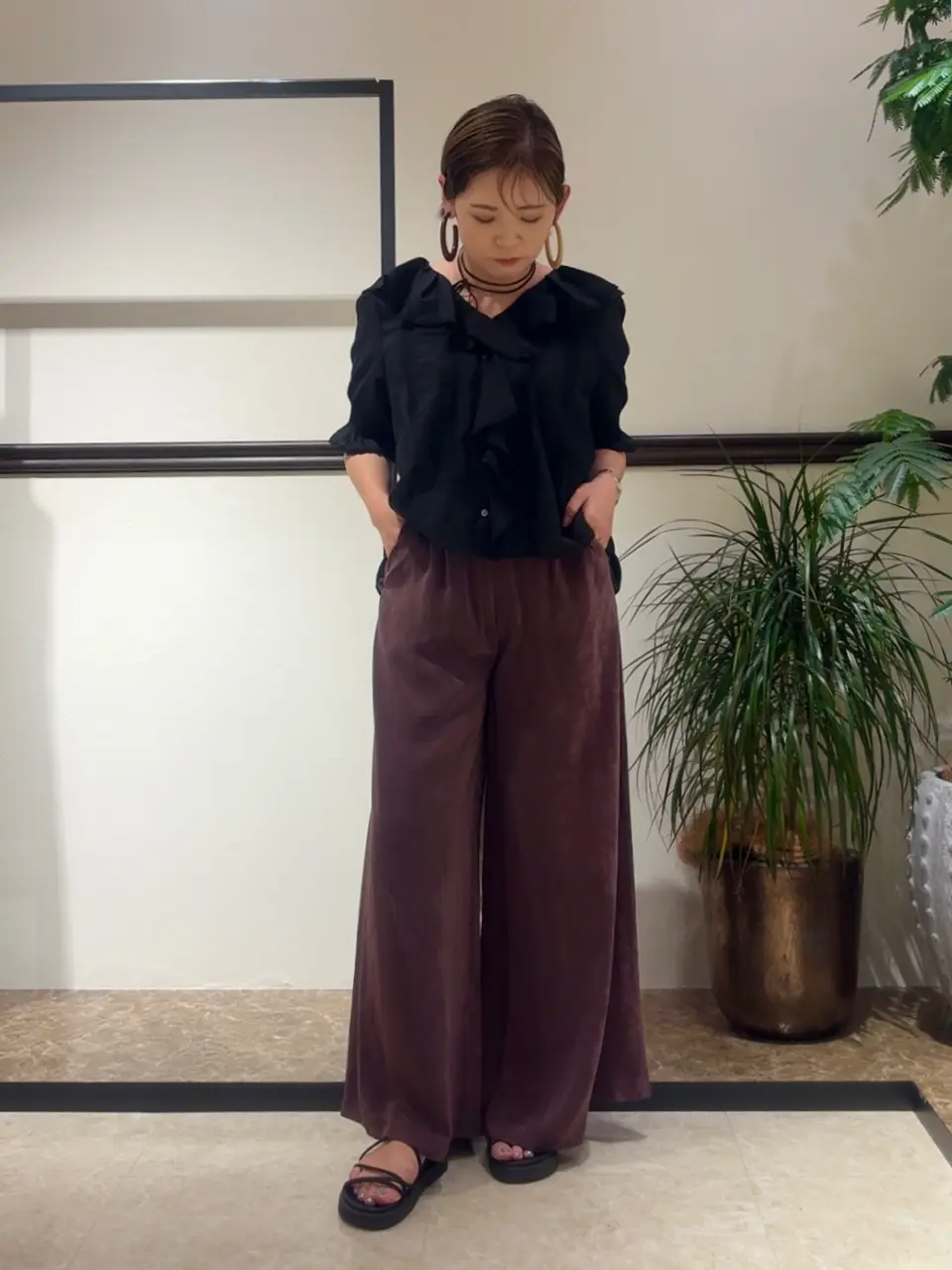 GRACE CONTINENTAL N.YURI コーディネート画像