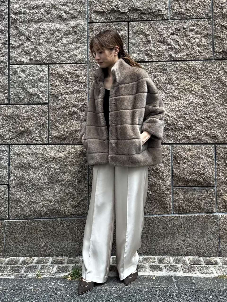 GRACE CONTINENTAL Hikaru Okada コーディネート画像