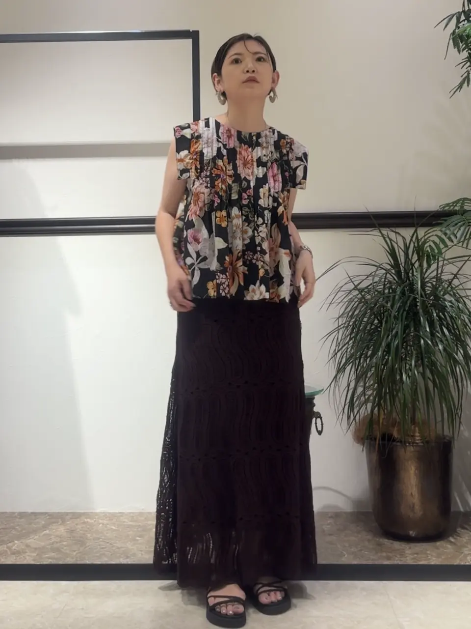 GRACE CONTINENTAL N.YURI コーディネート画像