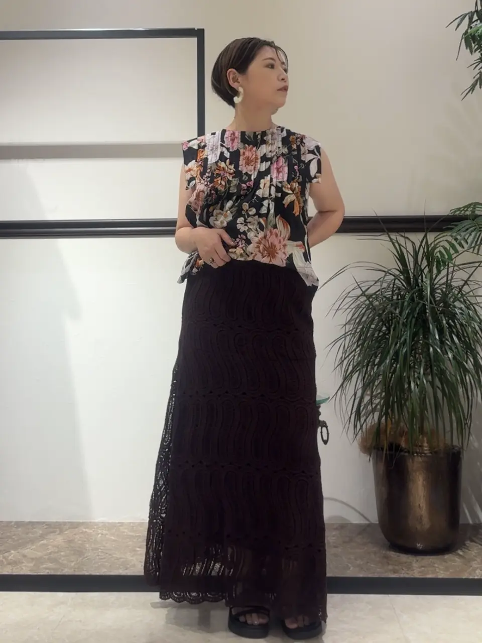 GRACE CONTINENTAL N.YURI コーディネート画像