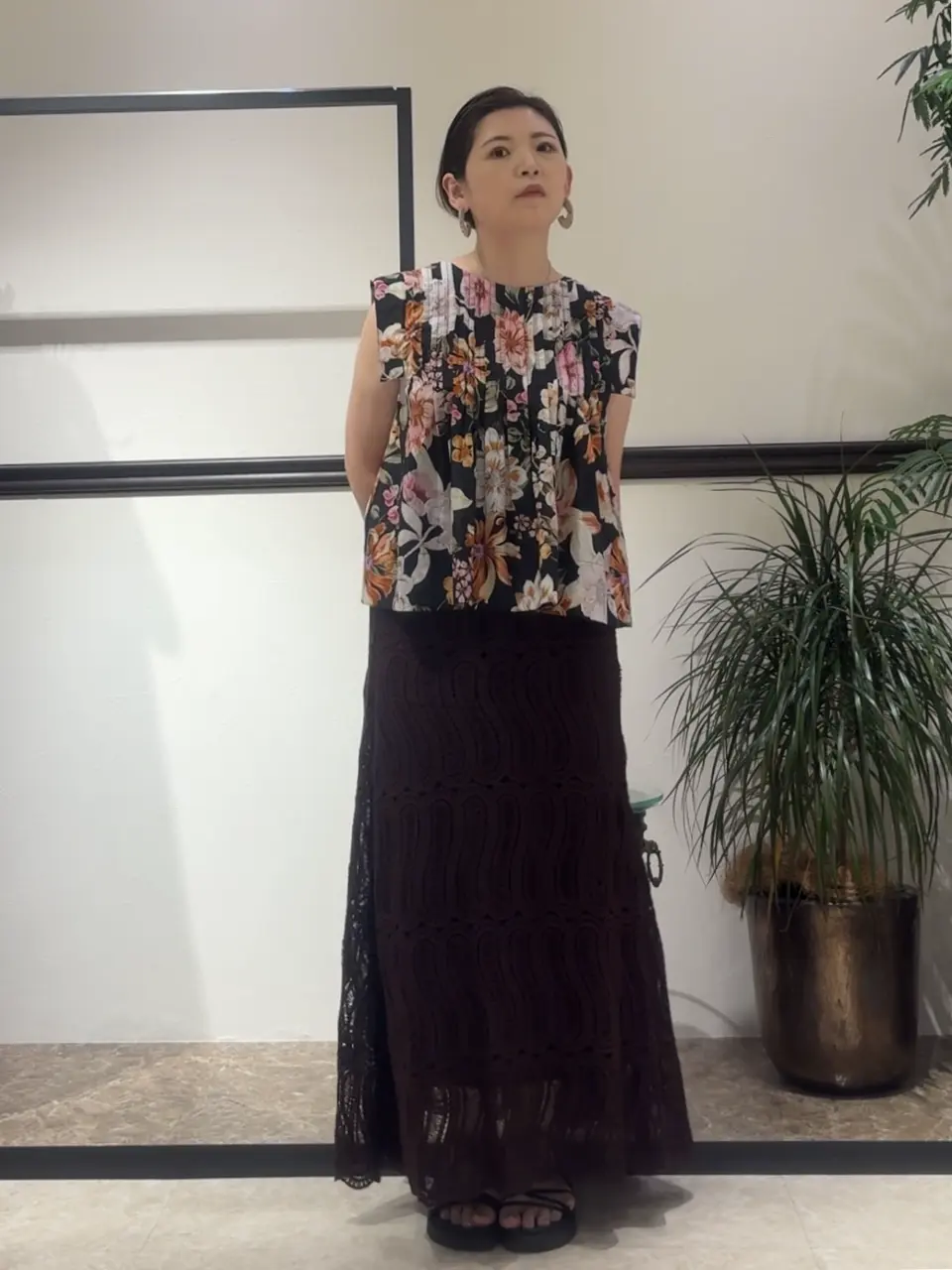 GRACE CONTINENTAL N.YURI コーディネート画像