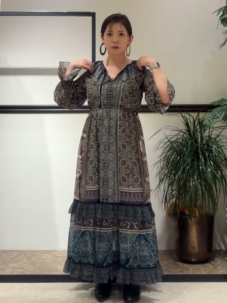 GRACE CONTINENTAL N.YURI コーディネート画像