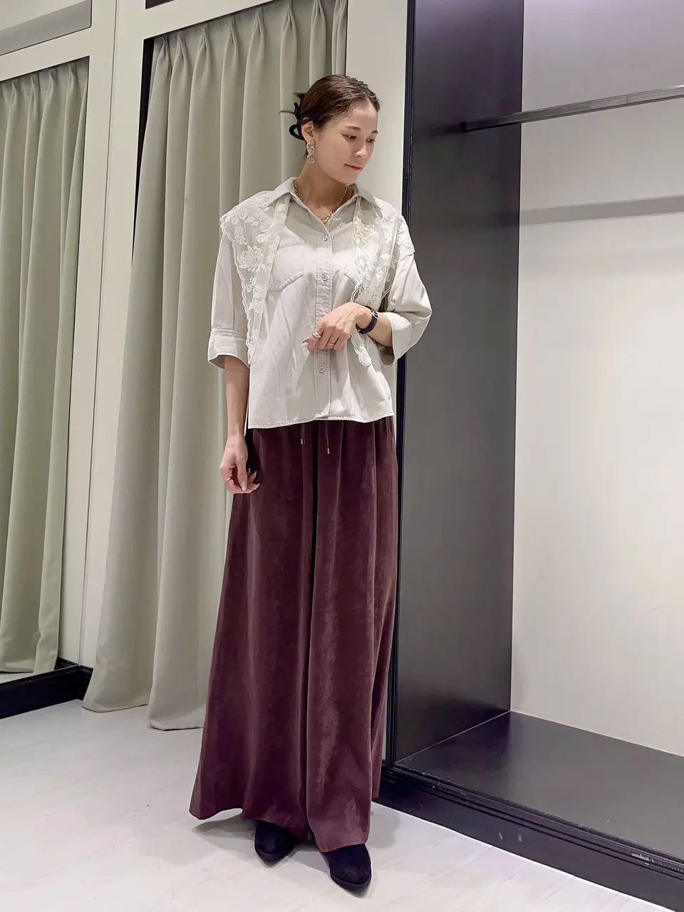 GRACE CONTINENTAL 亀田 未希 コーディネート画像