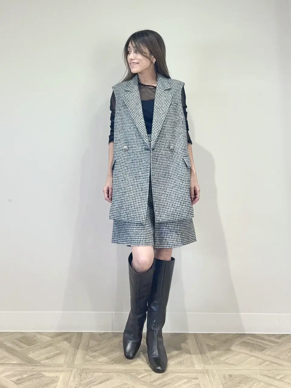 GRACE CONTINENTAL yukimi yonee コーディネート画像