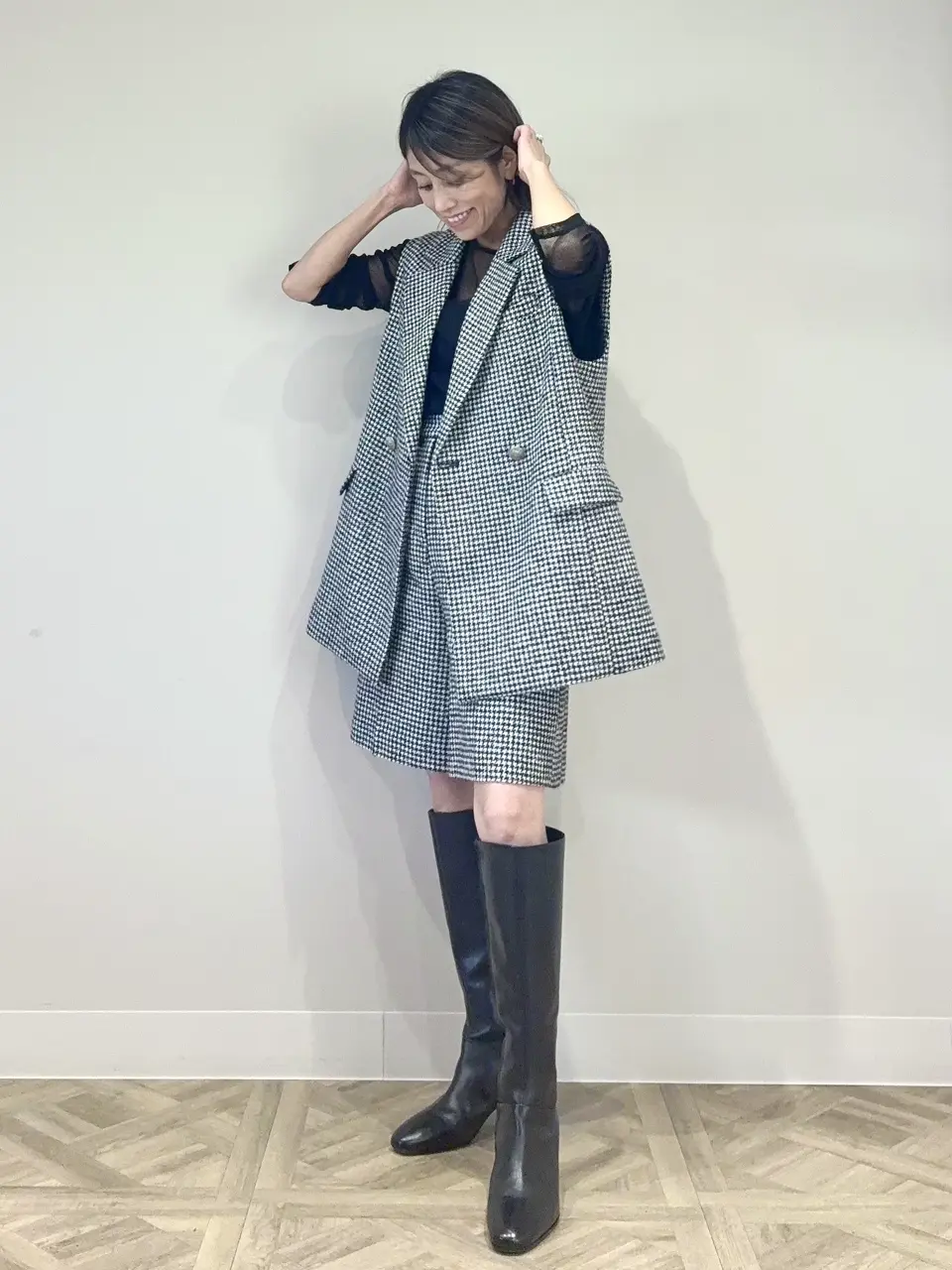 GRACE CONTINENTAL yukimi yonee コーディネート画像