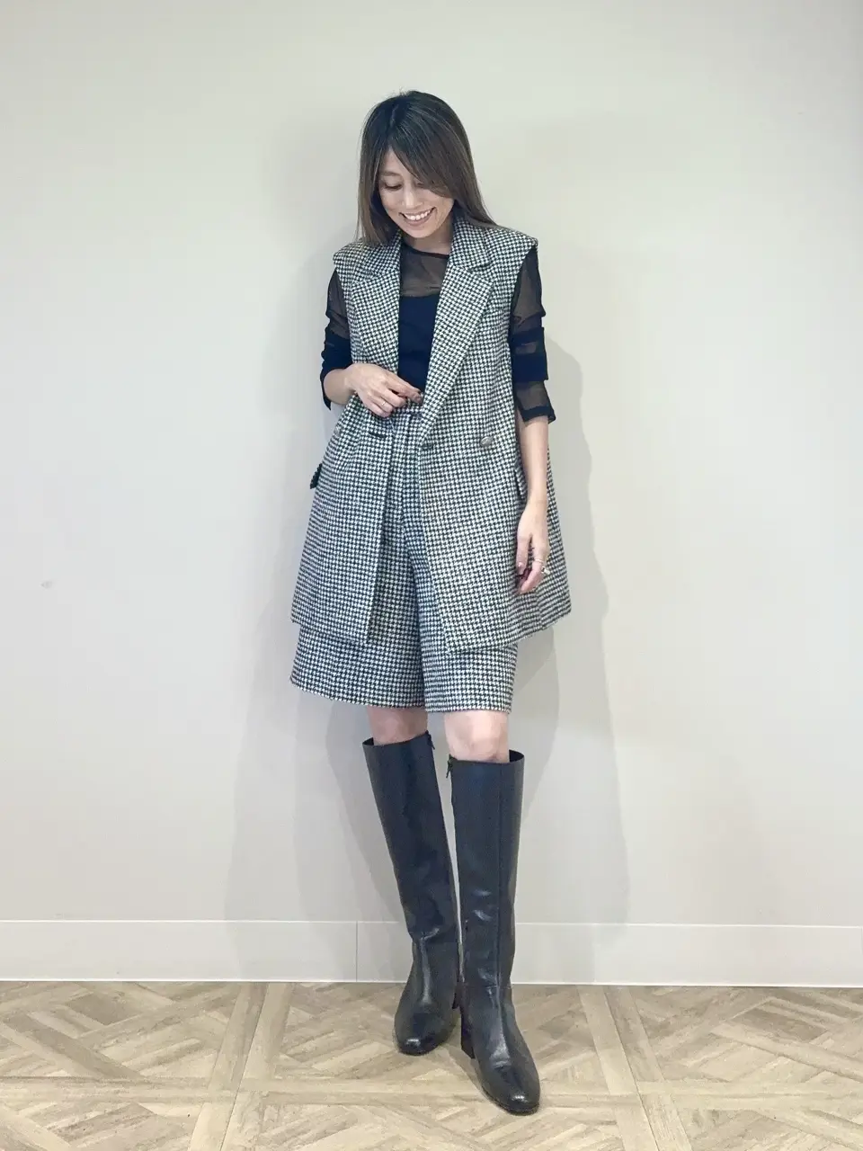 GRACE CONTINENTAL yukimi yonee コーディネート画像