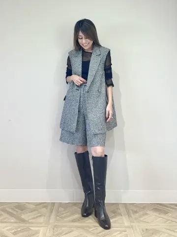 GRACE CONTINENTAL yukimi yonee コーディネート画像