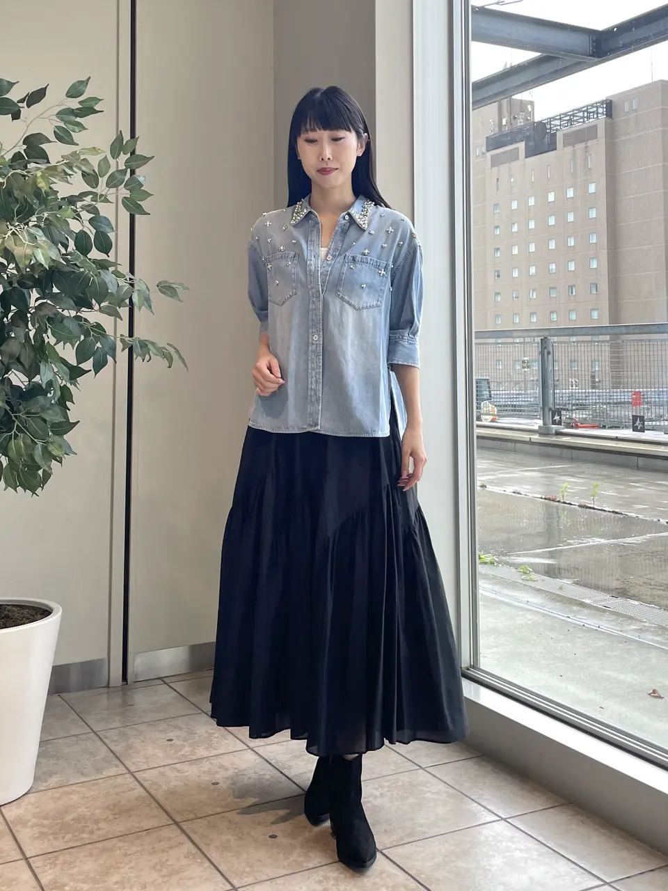 GRACE CONTINENTAL 端場　わかな コーディネート画像