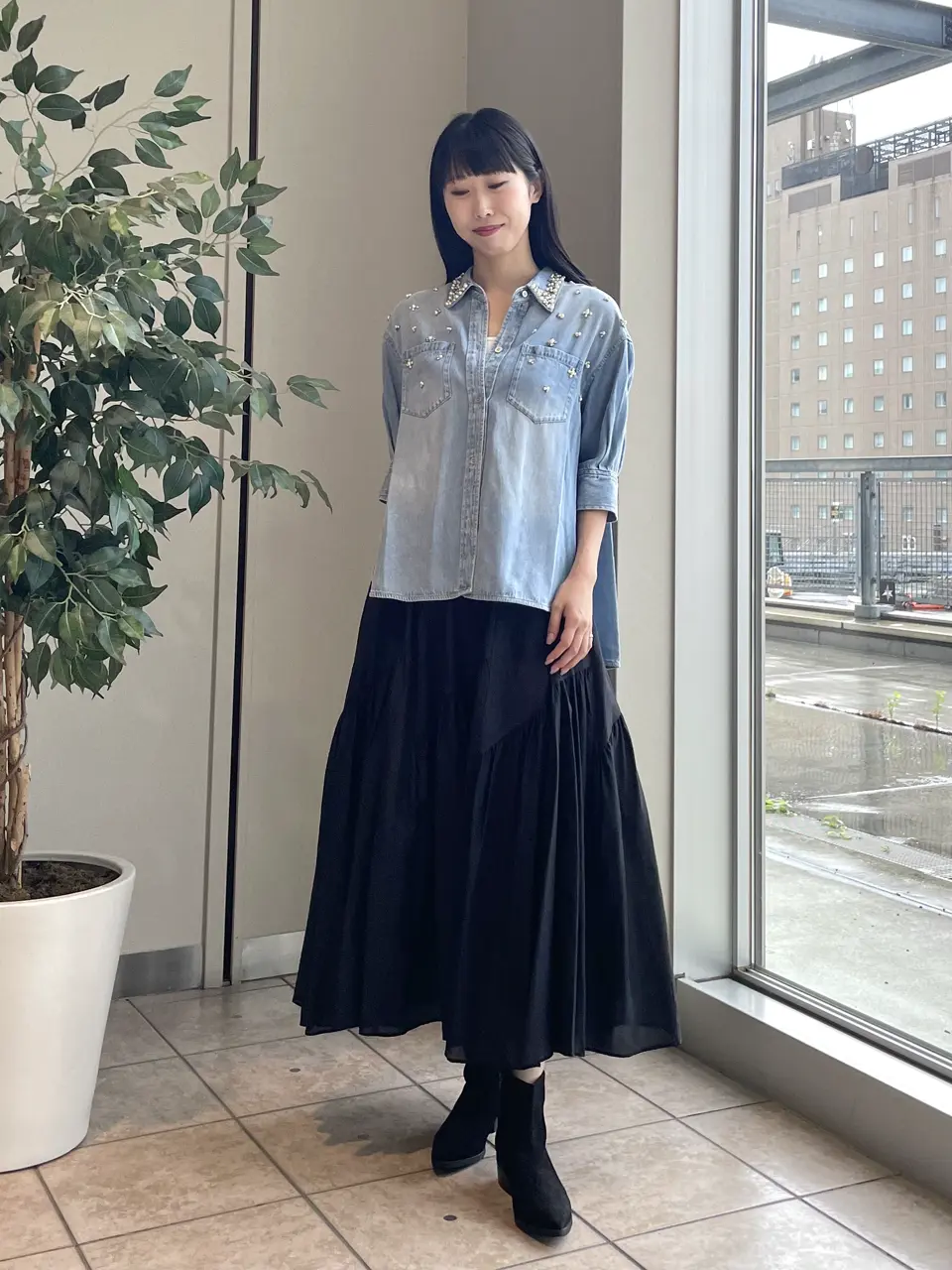 GRACE CONTINENTAL 端場　わかな コーディネート画像