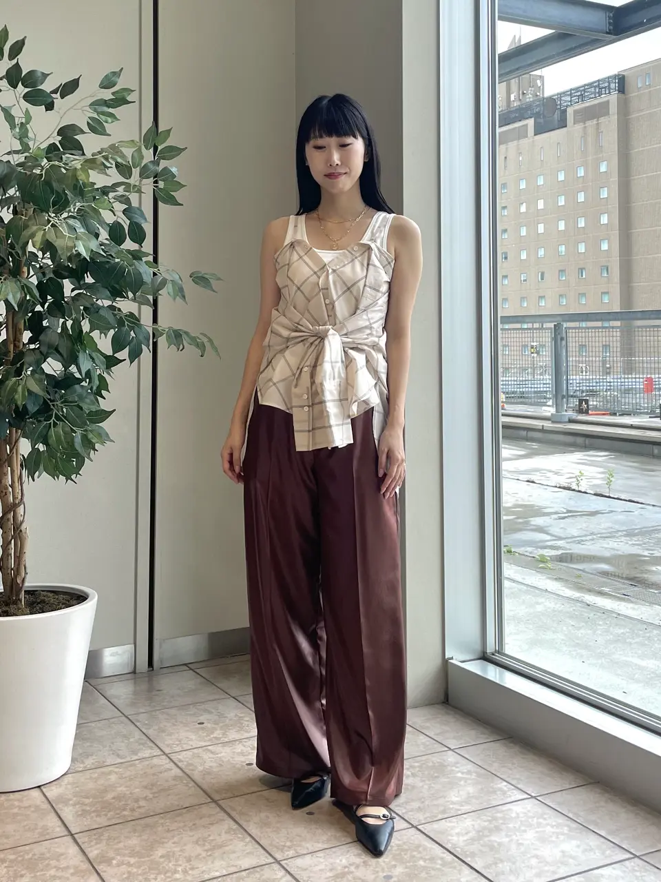 GRACE CONTINENTAL 端場　わかな コーディネート画像