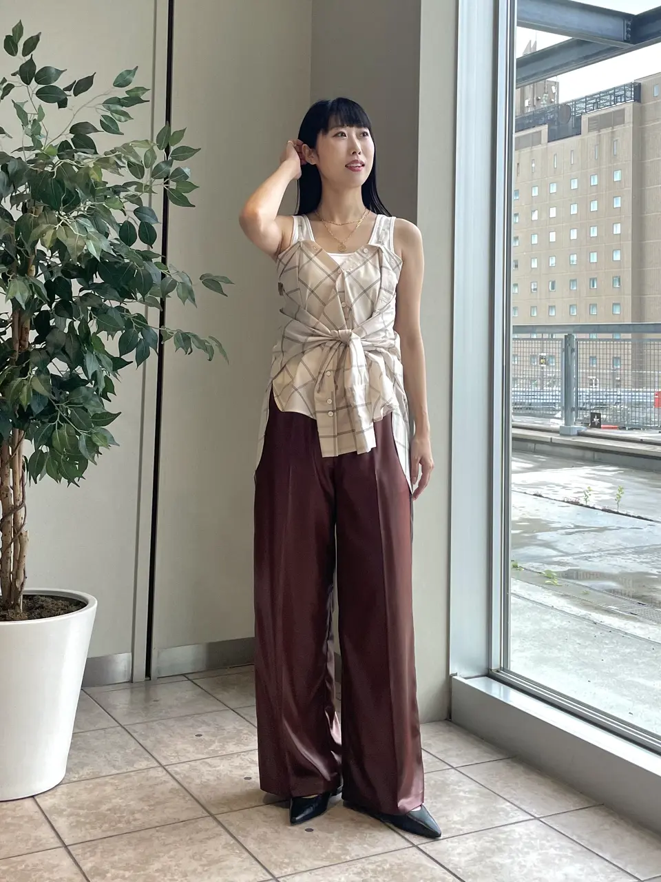 GRACE CONTINENTAL 端場　わかな コーディネート画像