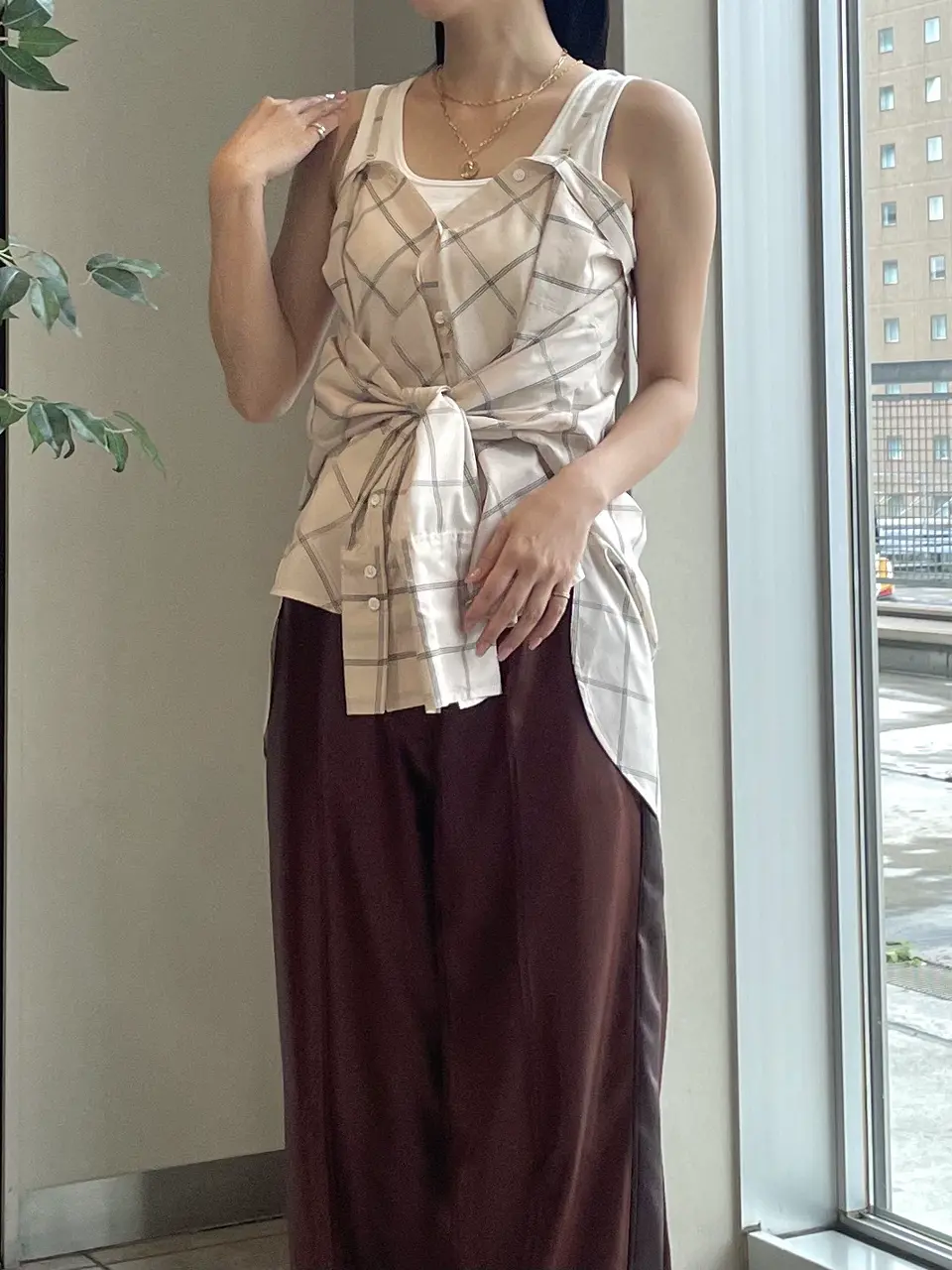 GRACE CONTINENTAL 端場　わかな コーディネート画像