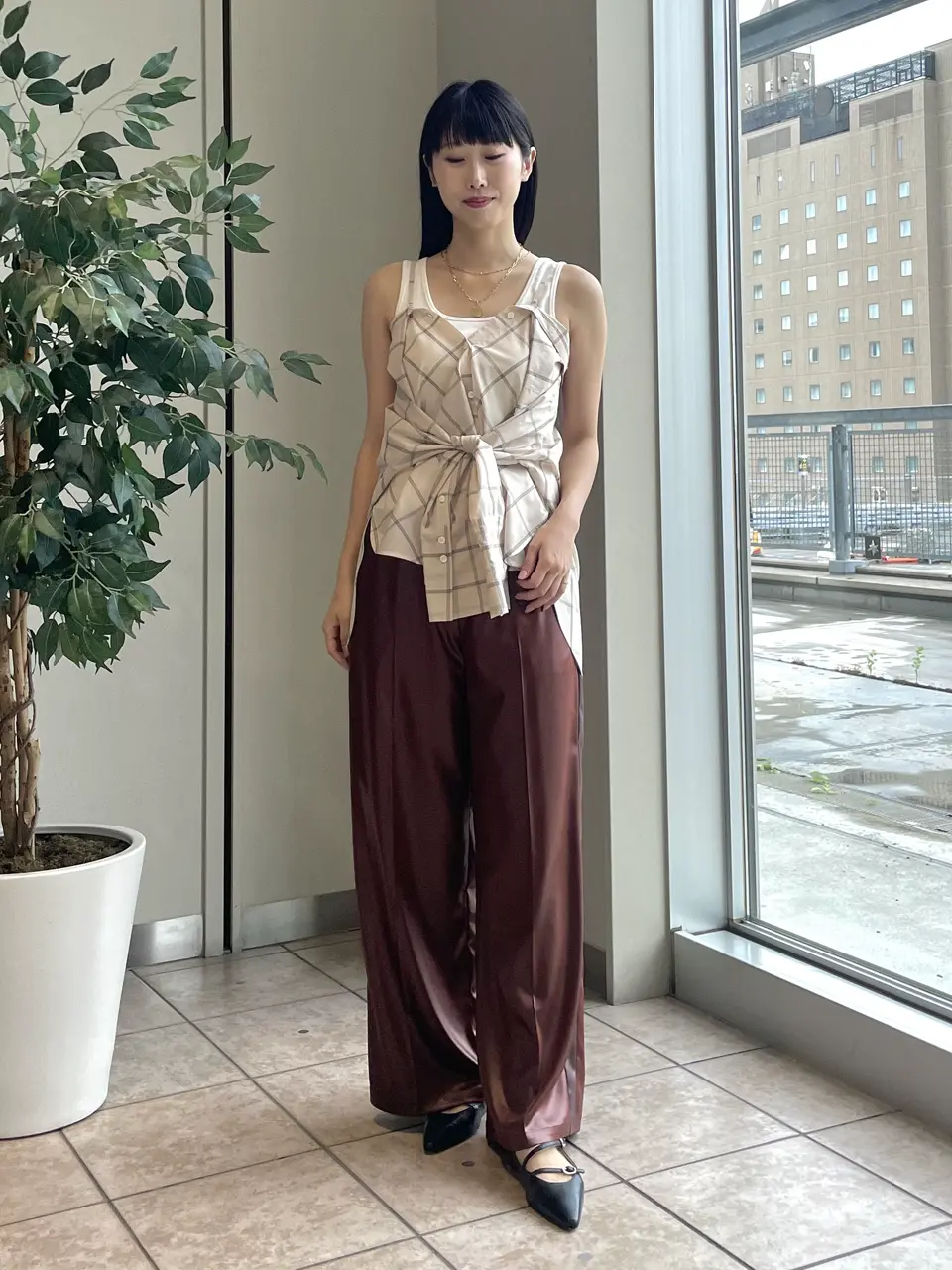 GRACE CONTINENTAL 端場　わかな コーディネート画像