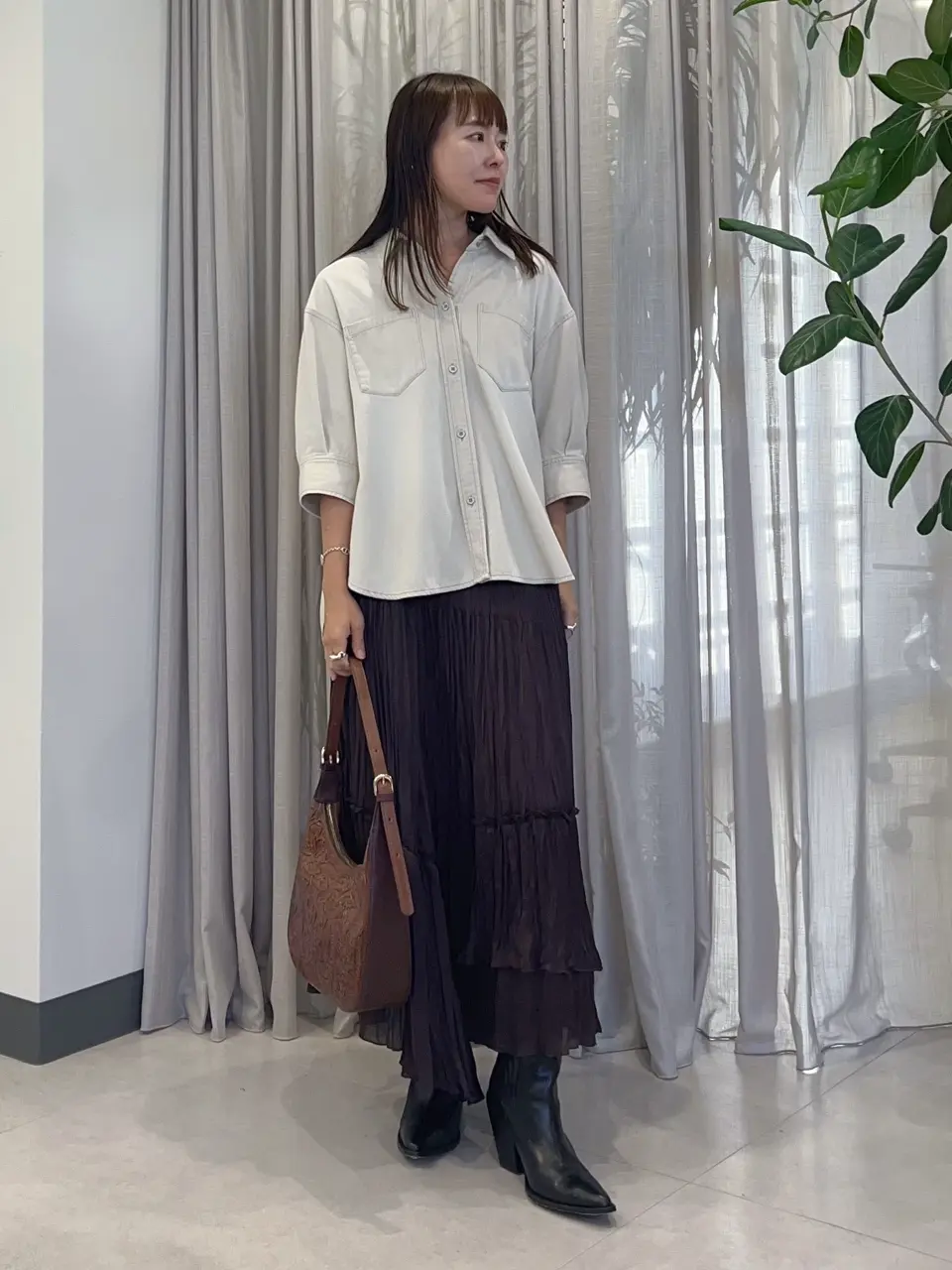  古川温子 コーディネート画像