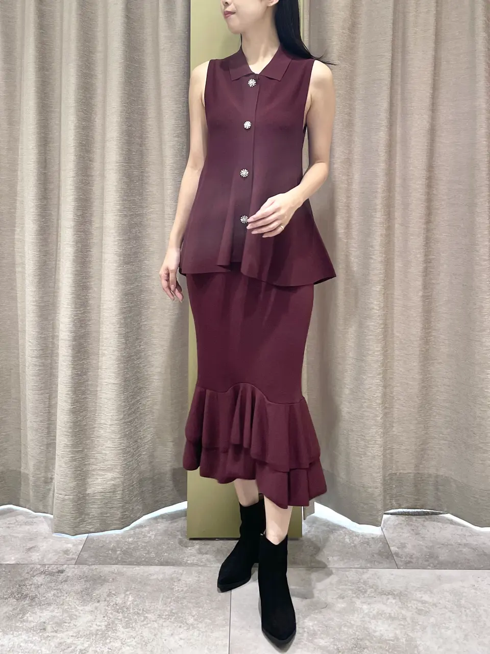 GRACE CONTINENTAL 端場　わかな コーディネート画像