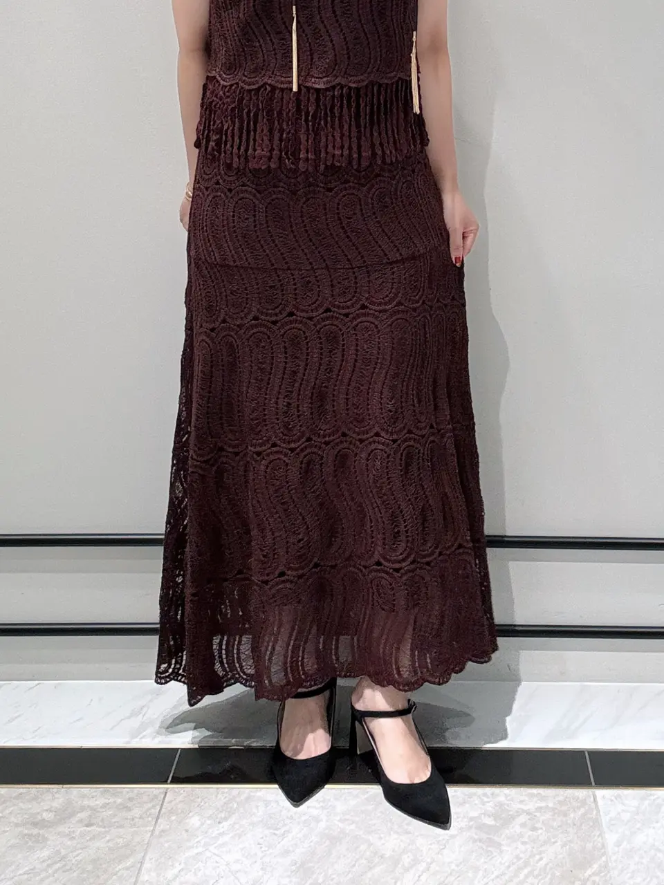 GRACE CONTINENTAL MOMOKO コーディネート画像