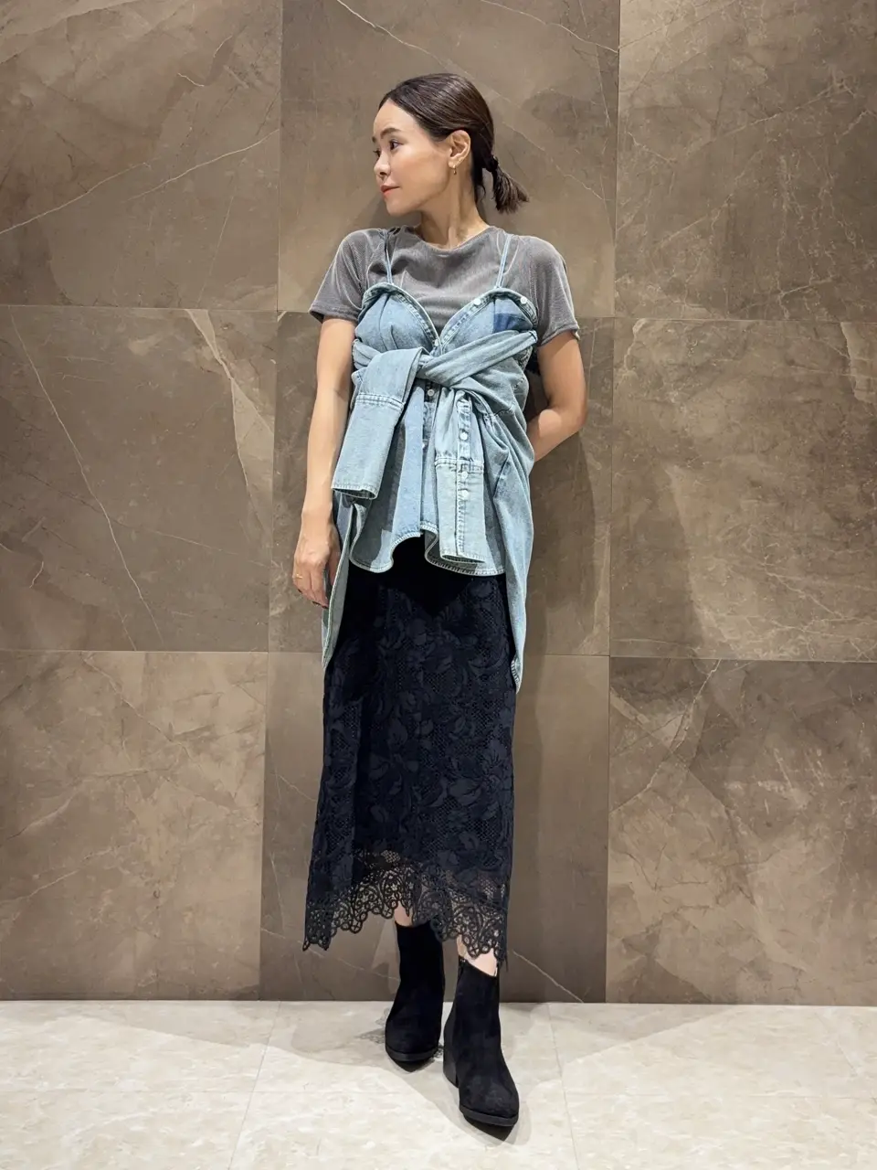 ts2.新品同様⭐︎グレースコンチネンタル⭐︎ベアワンピース⭐︎ロングスカートとしても ONLINE STORE | GRACE CONTINENTAL グレースコンチネンタル