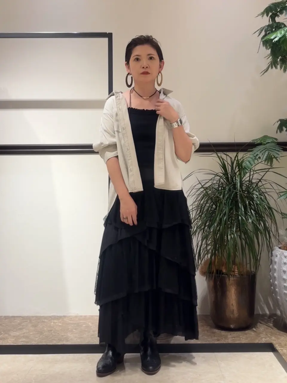 GRACE CONTINENTAL N.YURI コーディネート画像