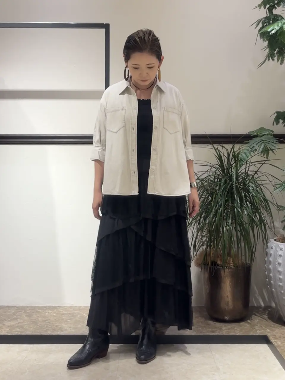 GRACE CONTINENTAL N.YURI コーディネート画像