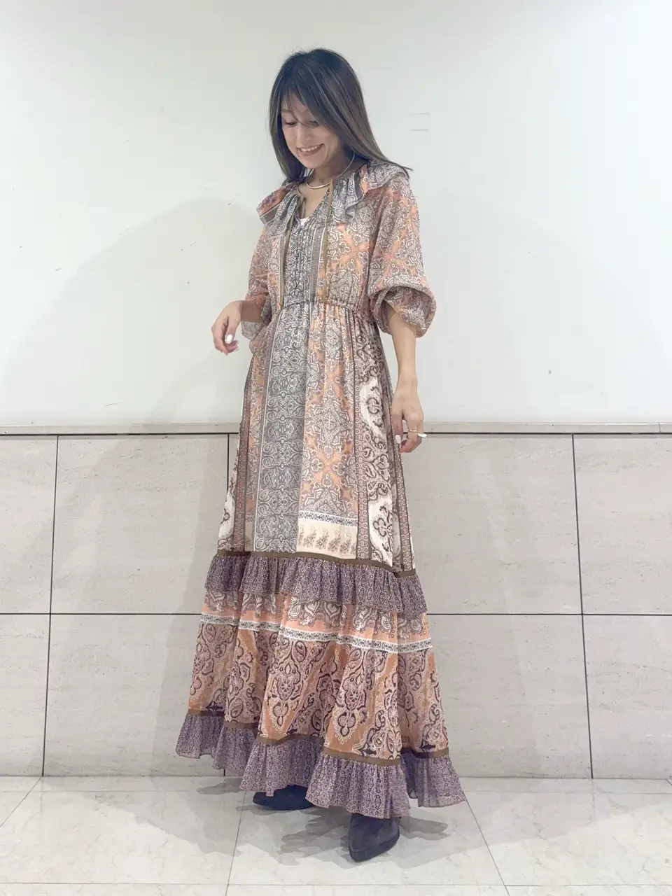 GRACE CONTINENTAL yukimi yonee コーディネート画像