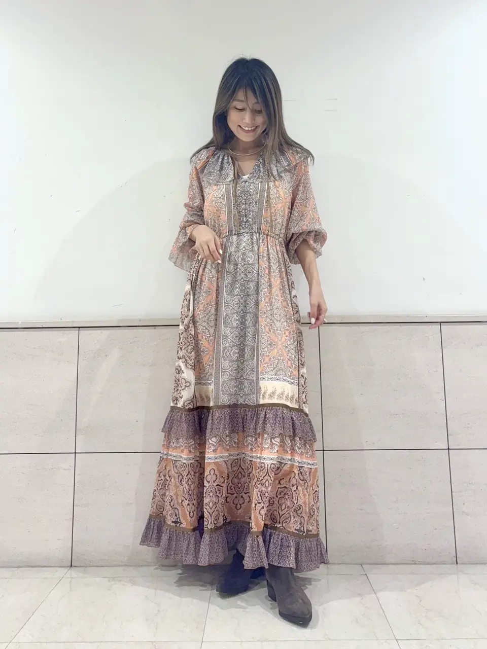 GRACE CONTINENTAL yukimi yonee コーディネート画像