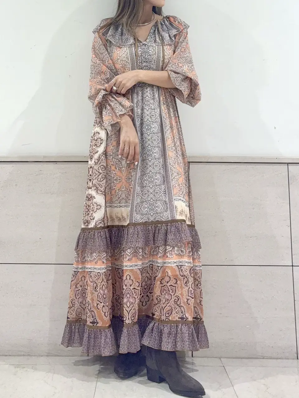 GRACE CONTINENTAL yukimi yonee コーディネート画像