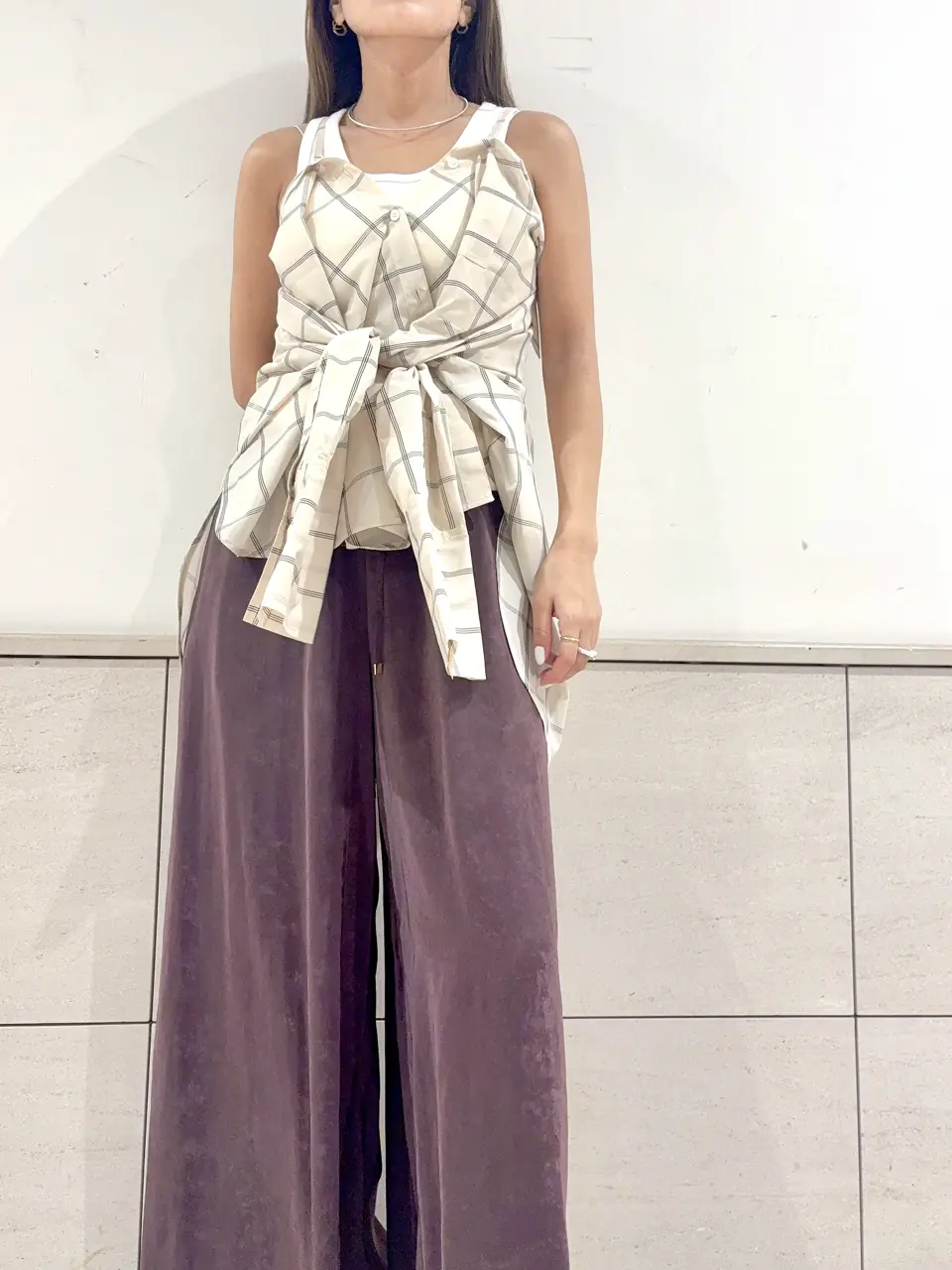 GRACE CONTINENTAL yukimi yonee コーディネート画像