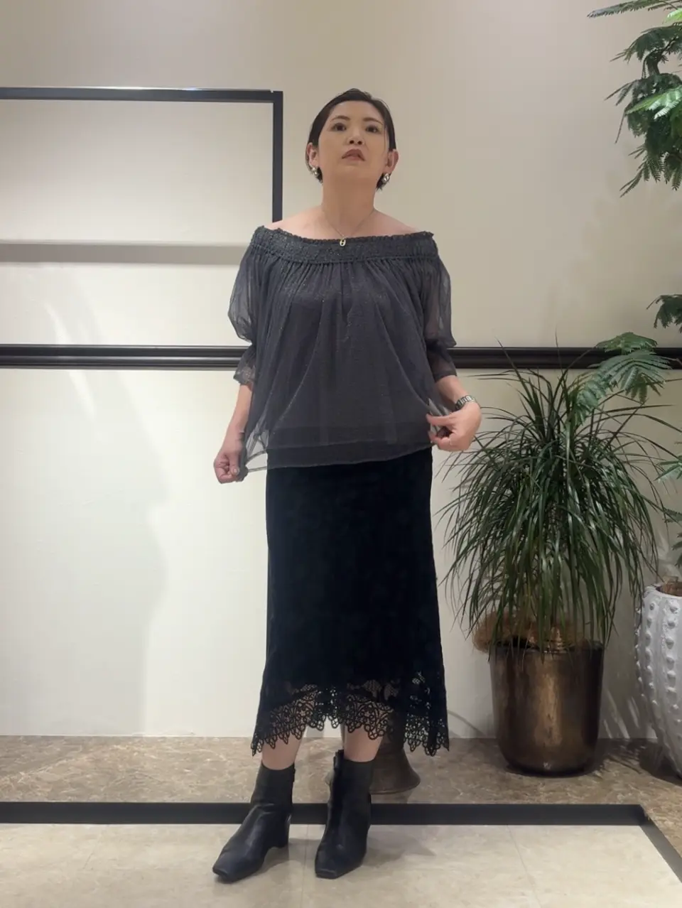 GRACE CONTINENTAL N.YURI コーディネート画像