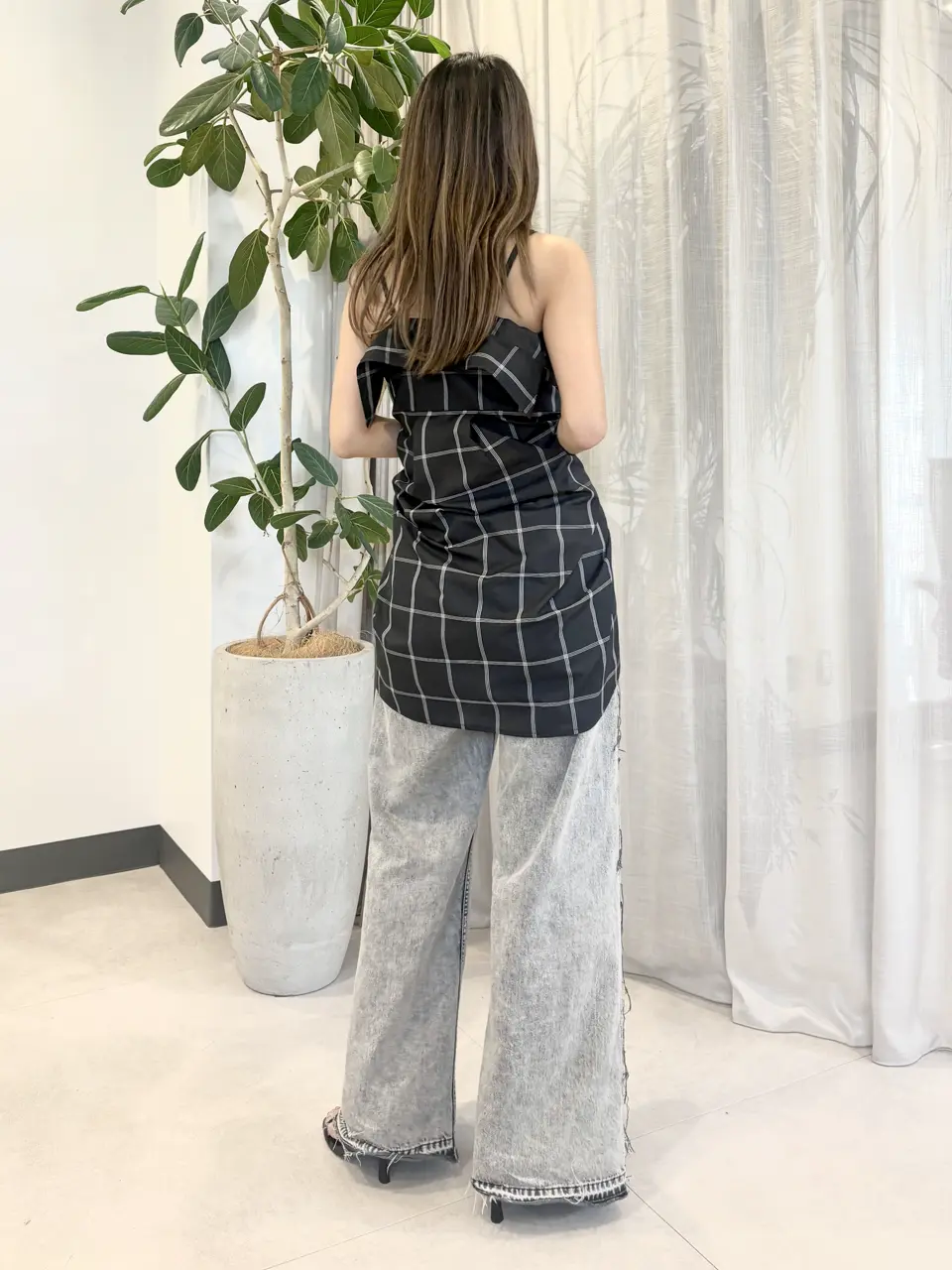 GRACE CONTINENTAL yukimi yonee コーディネート画像