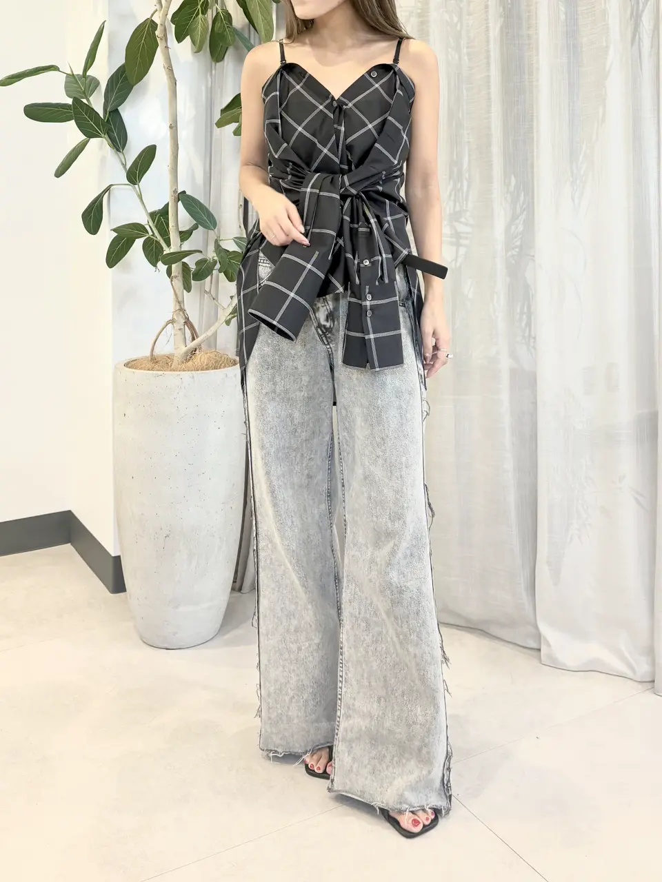 GRACE CONTINENTAL yukimi yonee コーディネート画像