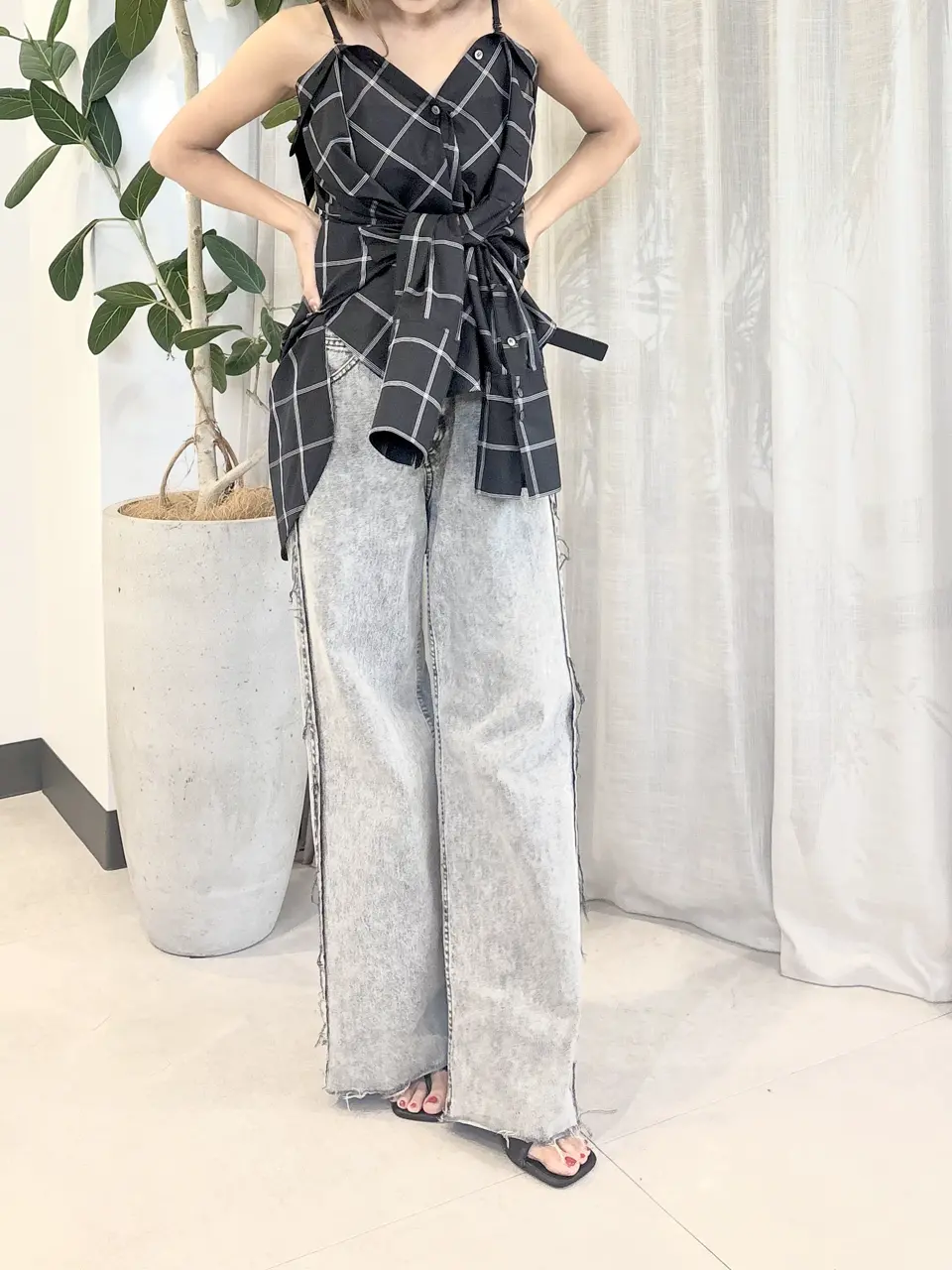 GRACE CONTINENTAL yukimi yonee コーディネート画像