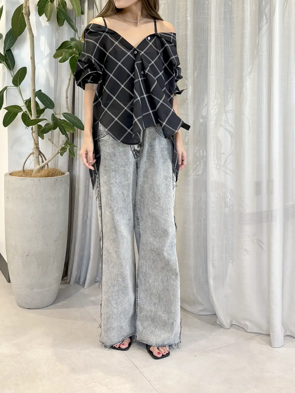 GRACE CONTINENTAL yukimi yonee コーディネート画像