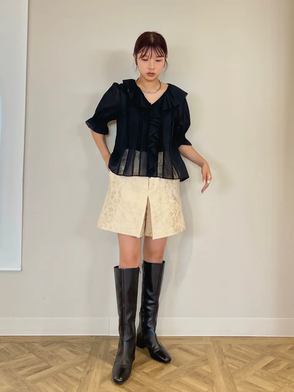 GRACE CONTINENTAL NORIA コーディネート画像