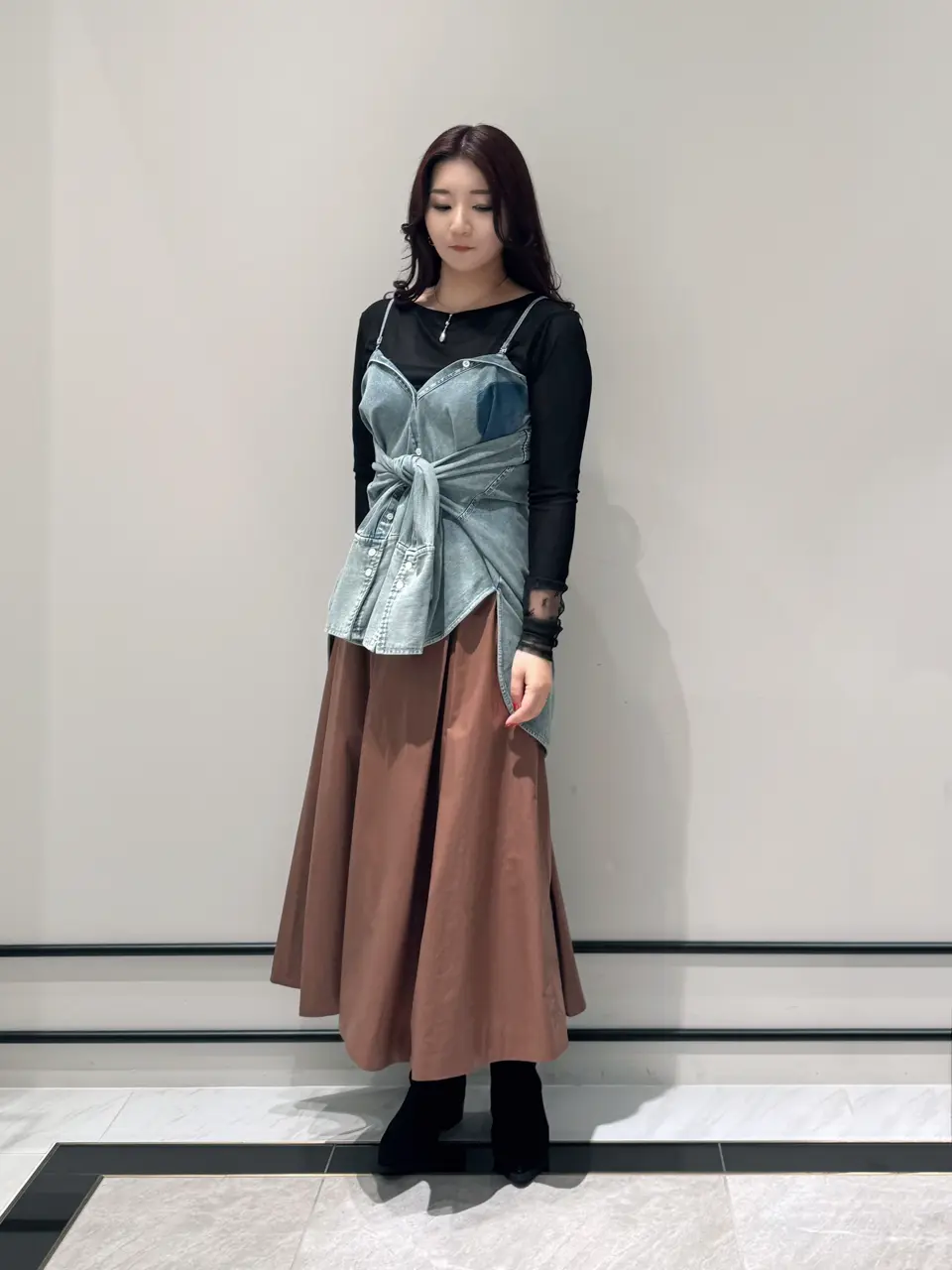 GRACE CONTINENTAL MOMOKO コーディネート画像