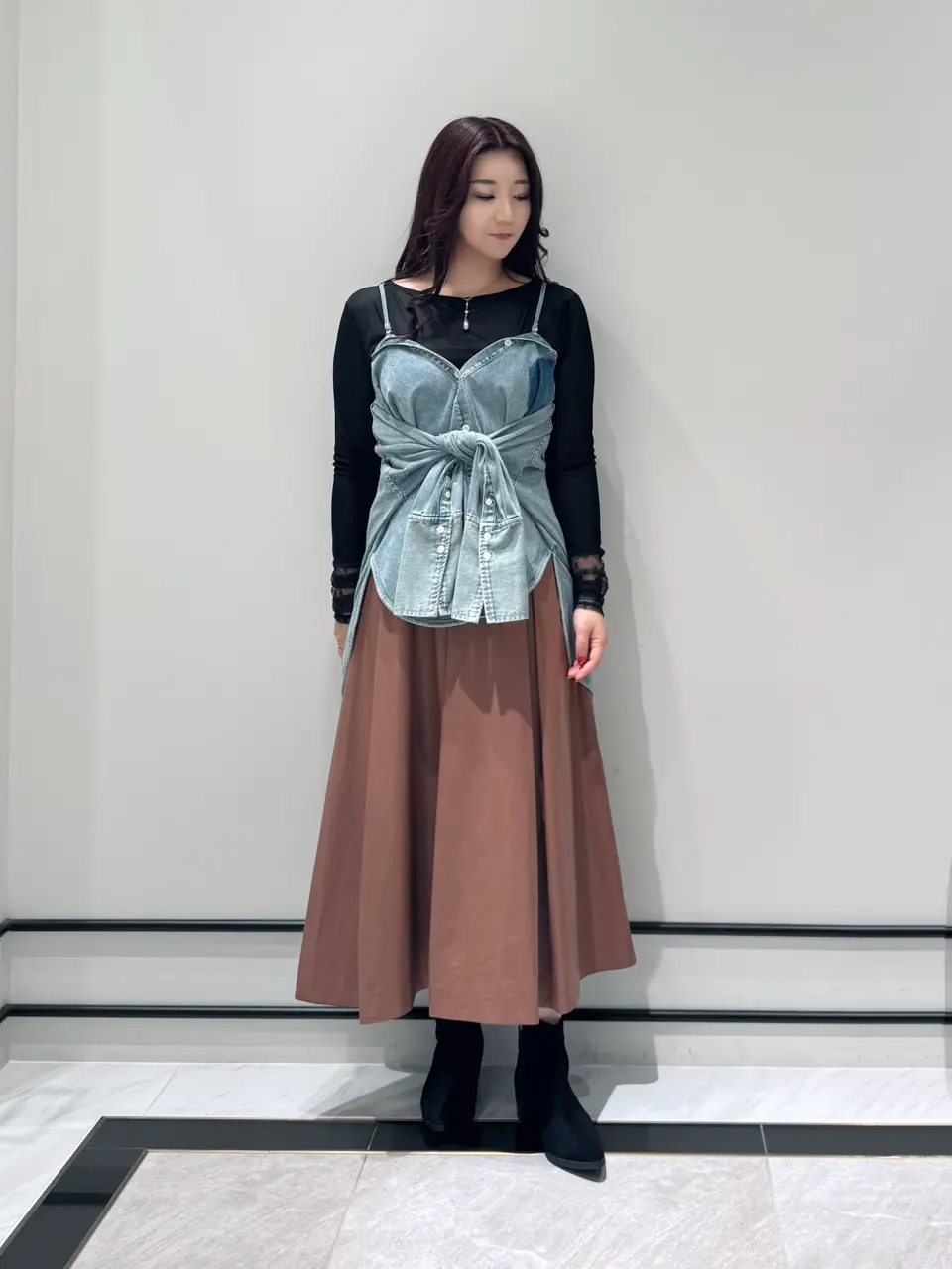 GRACE CONTINENTAL MOMOKO コーディネート画像