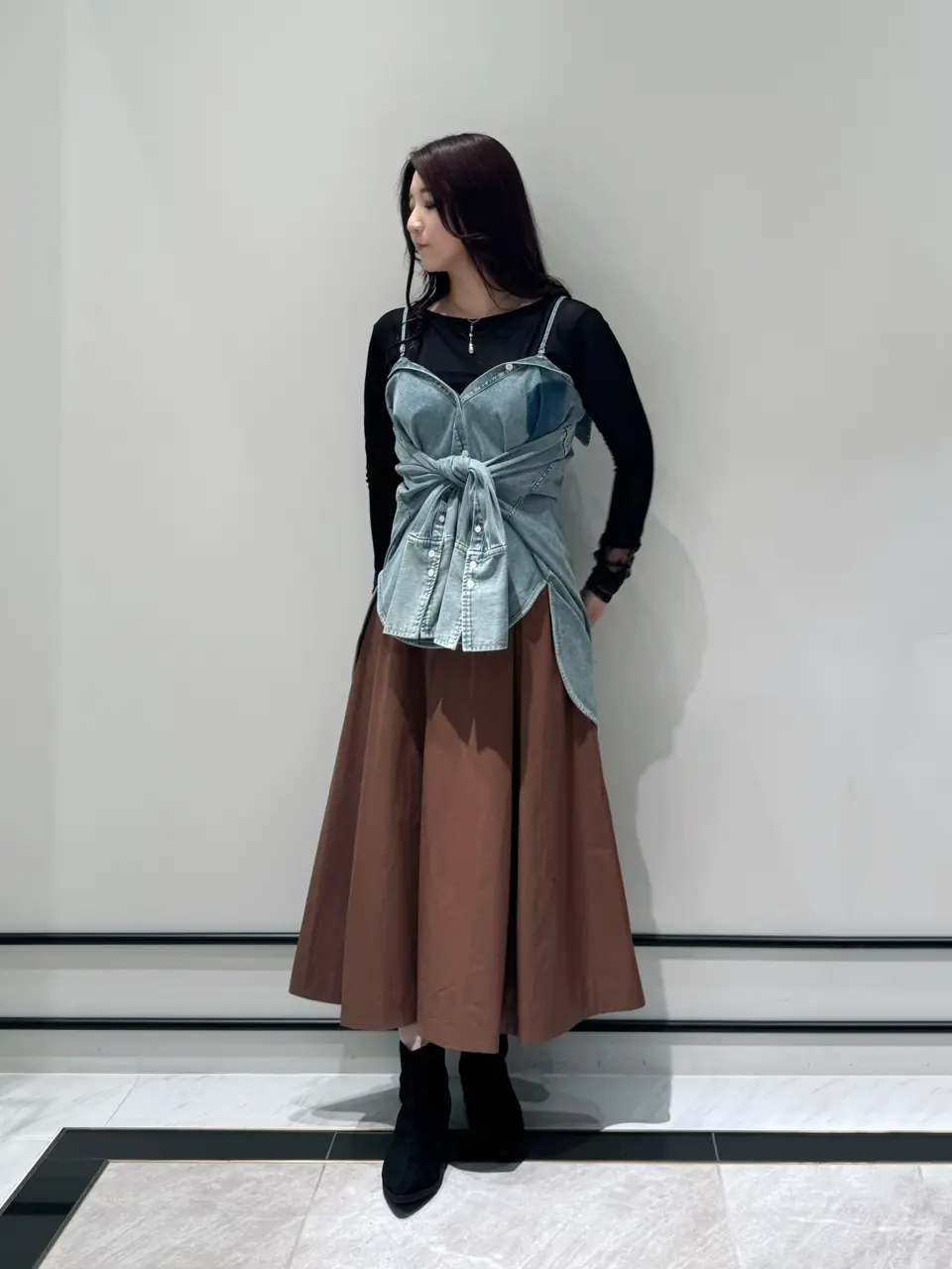 GRACE CONTINENTAL MOMOKO コーディネート画像