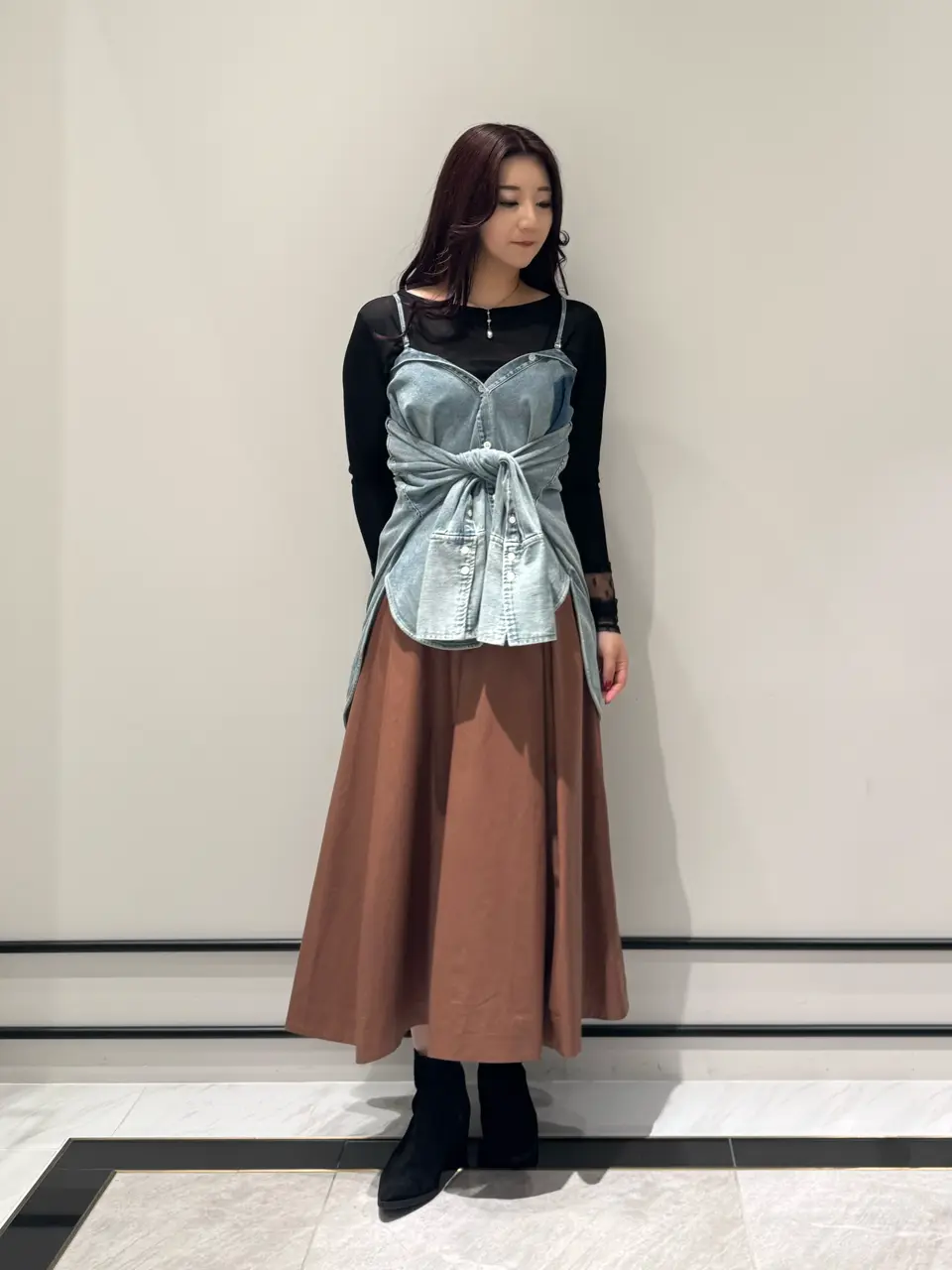 GRACE CONTINENTAL MOMOKO コーディネート画像