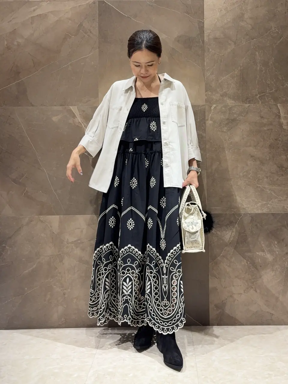 GRACE CONTINENTAL 穐山　香織 コーディネート画像