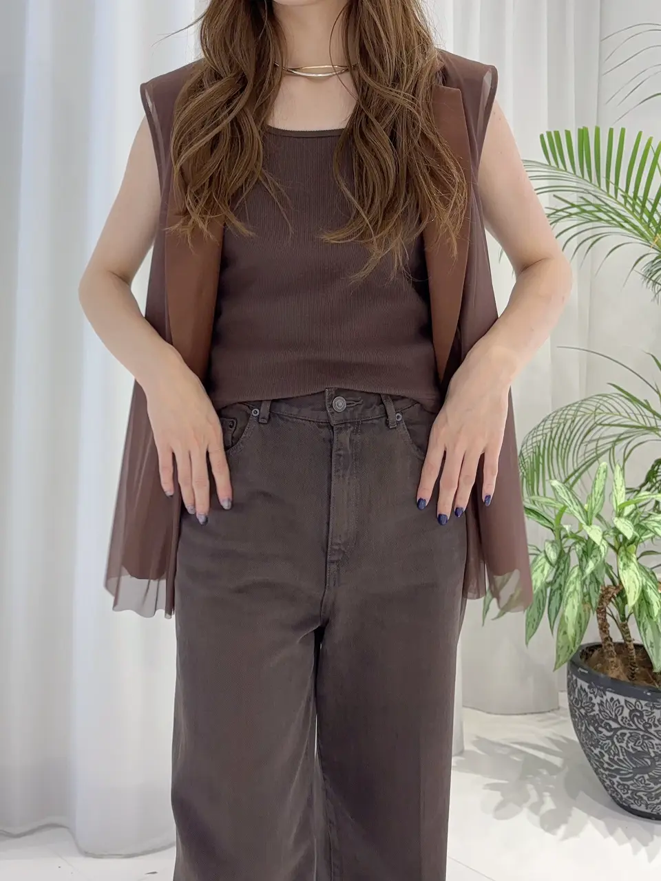 GRACE CONTINENTAL Hikaru Okada コーディネート画像