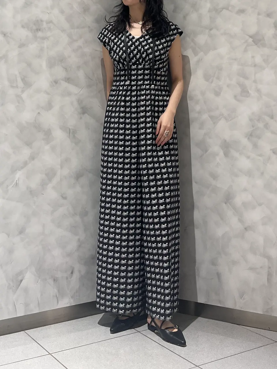 新品　GRACE CONTINENTAL ホースプリントサロペット ホースプリントサロペット / GRACE CONTINENTAL | GRACE