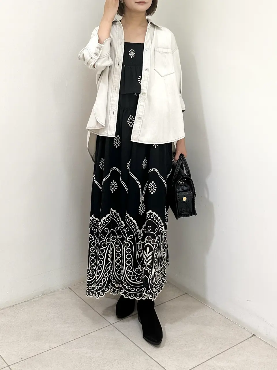 GRACE CONTINENTAL MORITA AI コーディネート画像